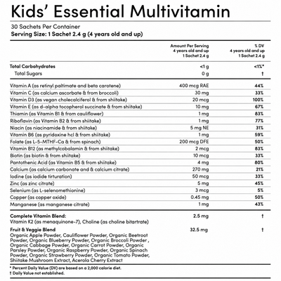 Kids' Essential Unflavored Multivitamin